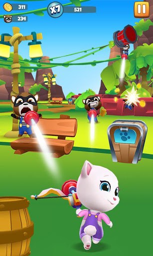 Talking Tom Blast Park The New Blasting Adventure Unlimited Money