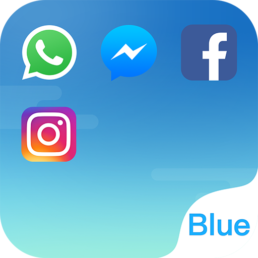 Descargar Dual Space El Tema Fresh Blue Apk Mod Data