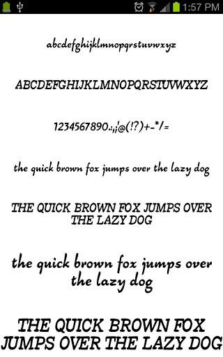 flipfont droid font