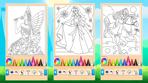 Download Princess Coloring Game Apk Mod